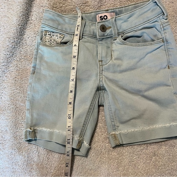 SO Children's Bottom Jean Shorts size 7 - Picture 6 of 8